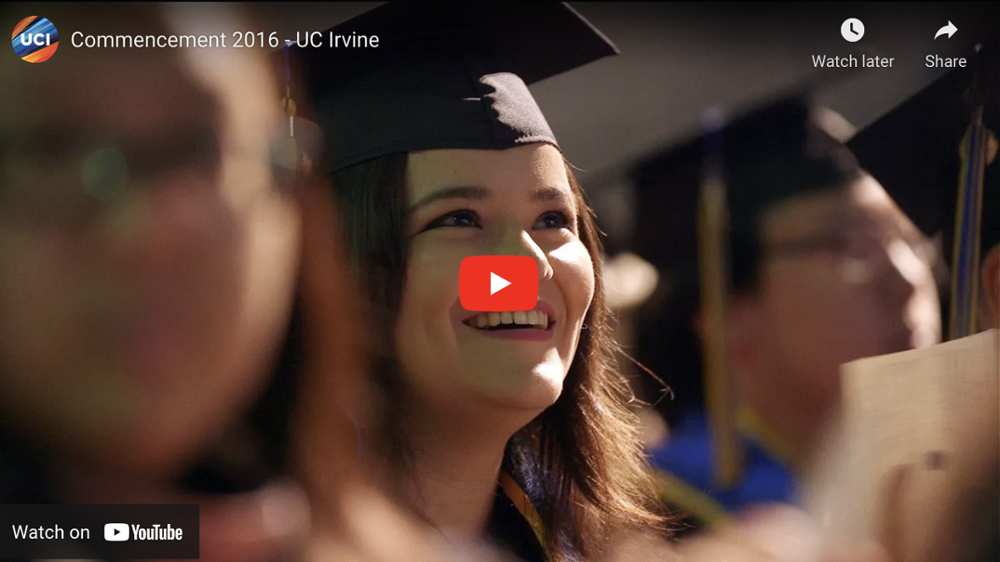 Commencement 2016 Youtube video still