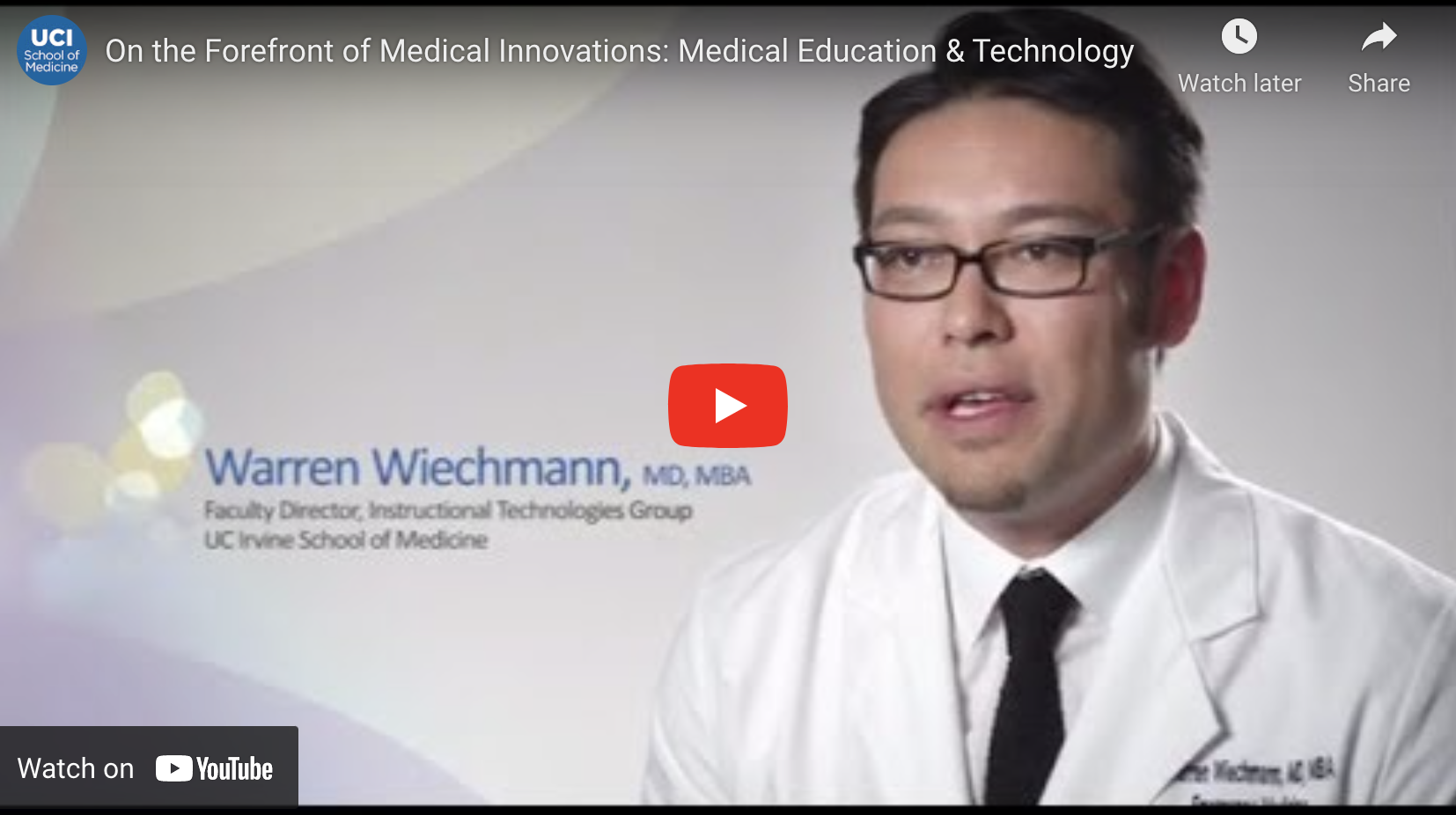 On the Forefront of Medical Innovations: Medical Education & Technology