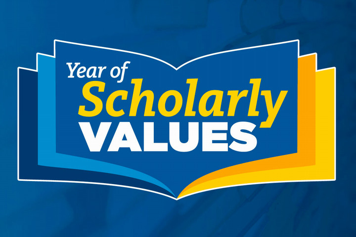 Year of Scholarly Values graphic